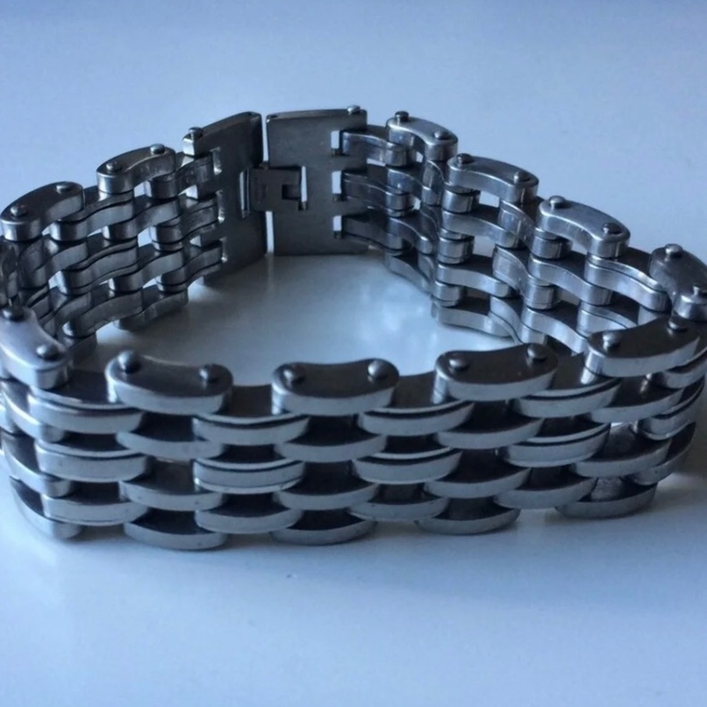 Men’s Surgical Steel Bracelet - NWOT